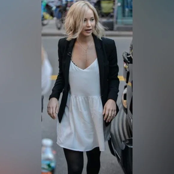 Anine Bing 100% Silk White Mini Dress - Picture 2 of 7